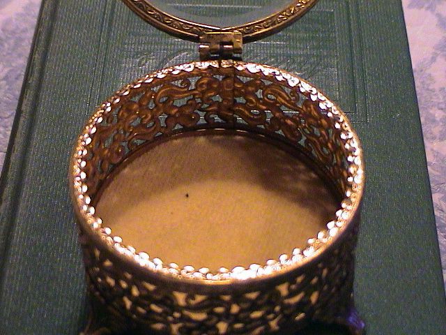 Vintage Jewel Casket; 24k overlay! Vintage Jewel Casket; 24k overlay!