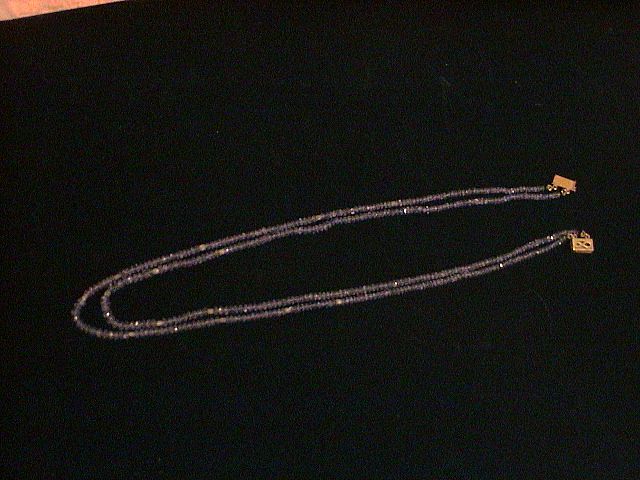 Artisan 14k, Tanzanite, and Raw Diamond Necklace 18" Artisan 14k, Tanzanite, and Raw Diamond Necklace 18"