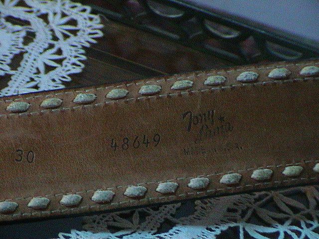 Vintage Tony Lama Belt - No Buckle Vintage Tony Lama Belt - No Buckle