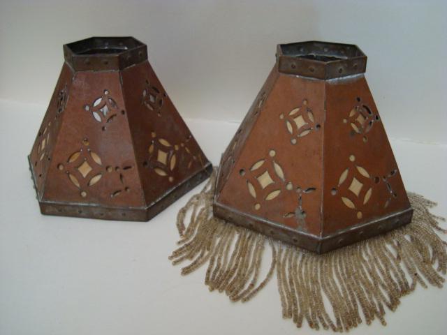 Arts and Crafts lamps shades (pair) Arts and Crafts lamps shades (pair)