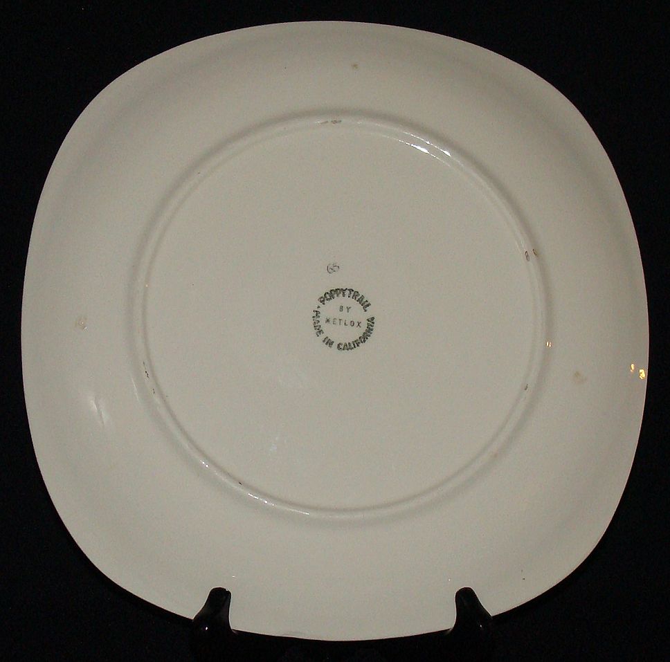 Metlox Poppytrail "Peach Blossom" Dinner Plate Metlox Poppytrail "Peach Blossom" Dinner Plate