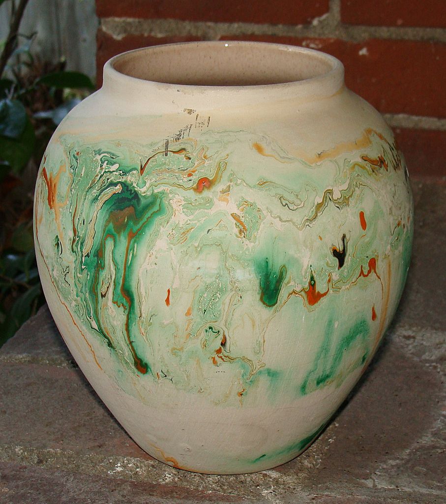 Nemadji Pottery Large Vase Nemadji Pottery Large Vase