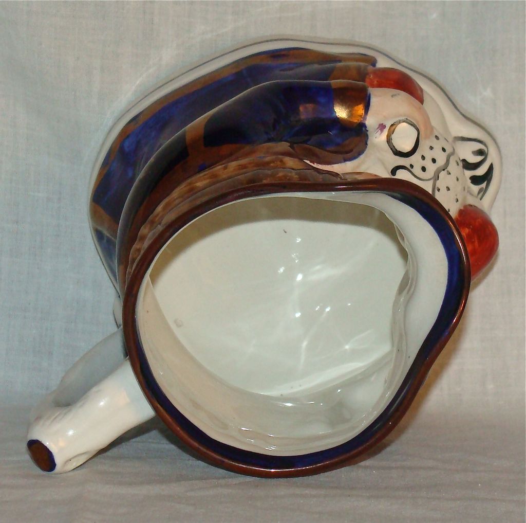 Charles Allertons & Sons England John Bull Toby Jug w/Cobalt Blue & Copper Lustre Charles Allertons & Sons England John Bull Toby Jug w/Cobalt Blue & Copper Lustre