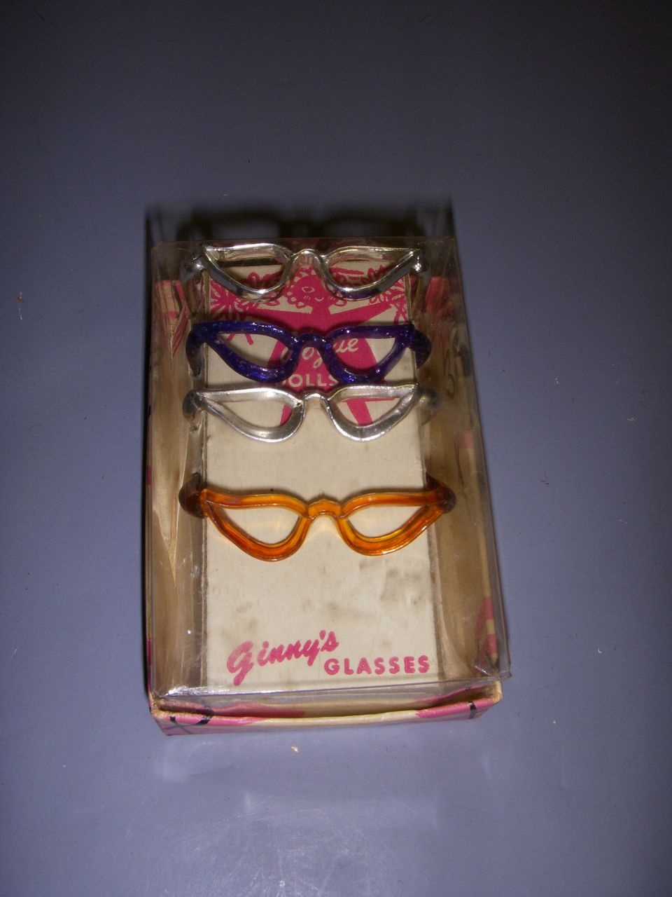 HTF Vintage Boxed Set of 4 Vogue Ginny Glasses! HTF Vintage Boxed Set of 4 Vogue Ginny Glasses!