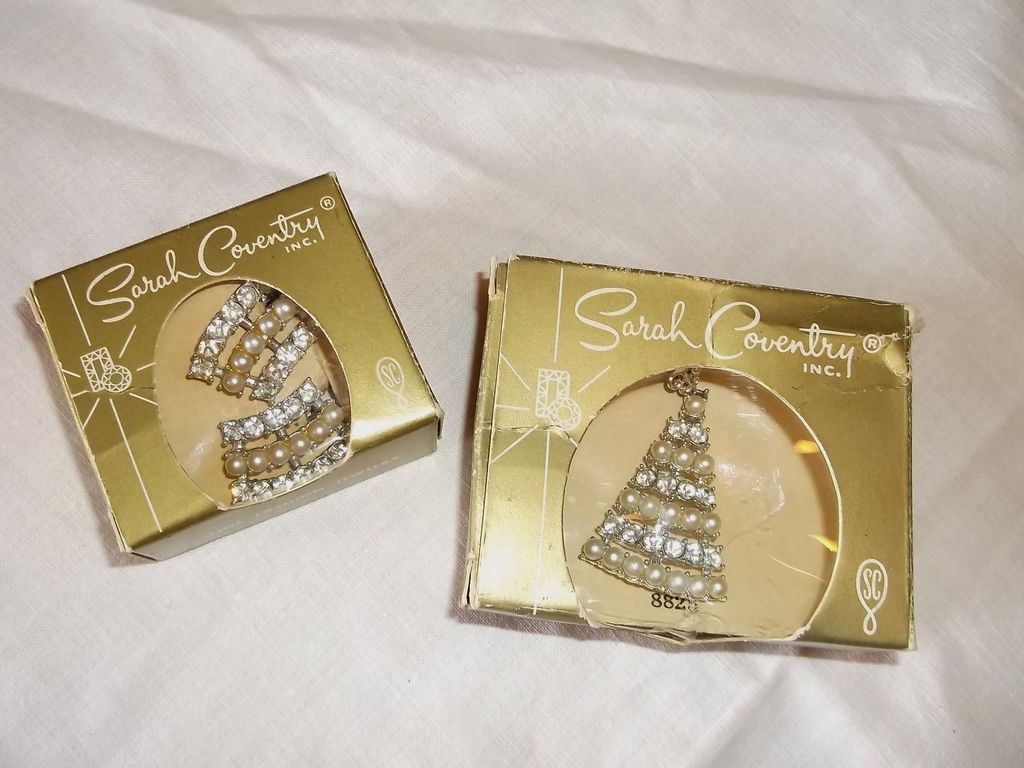Vintage Moonlight Madness Rhinestone & Faux Pearl Necklace & Earring Set Original Boxes! Vintage Moonlight Madness Rhinestone & Faux Pearl Necklace & Earring Set Original Boxes!