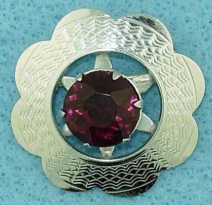 Mizpah Purple Rhinestone Pin Mizpah Purple Rhinestone Pin