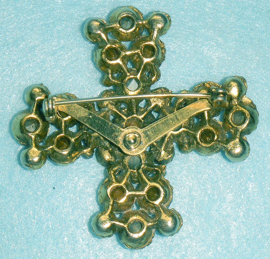 Lovely Amber Aurora Borealis Maltese Cross Lovely Amber Aurora Borealis Maltese Cross