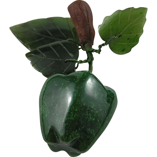 Lovely BC Jade Apple Ornament Lovely BC Jade Apple Ornament