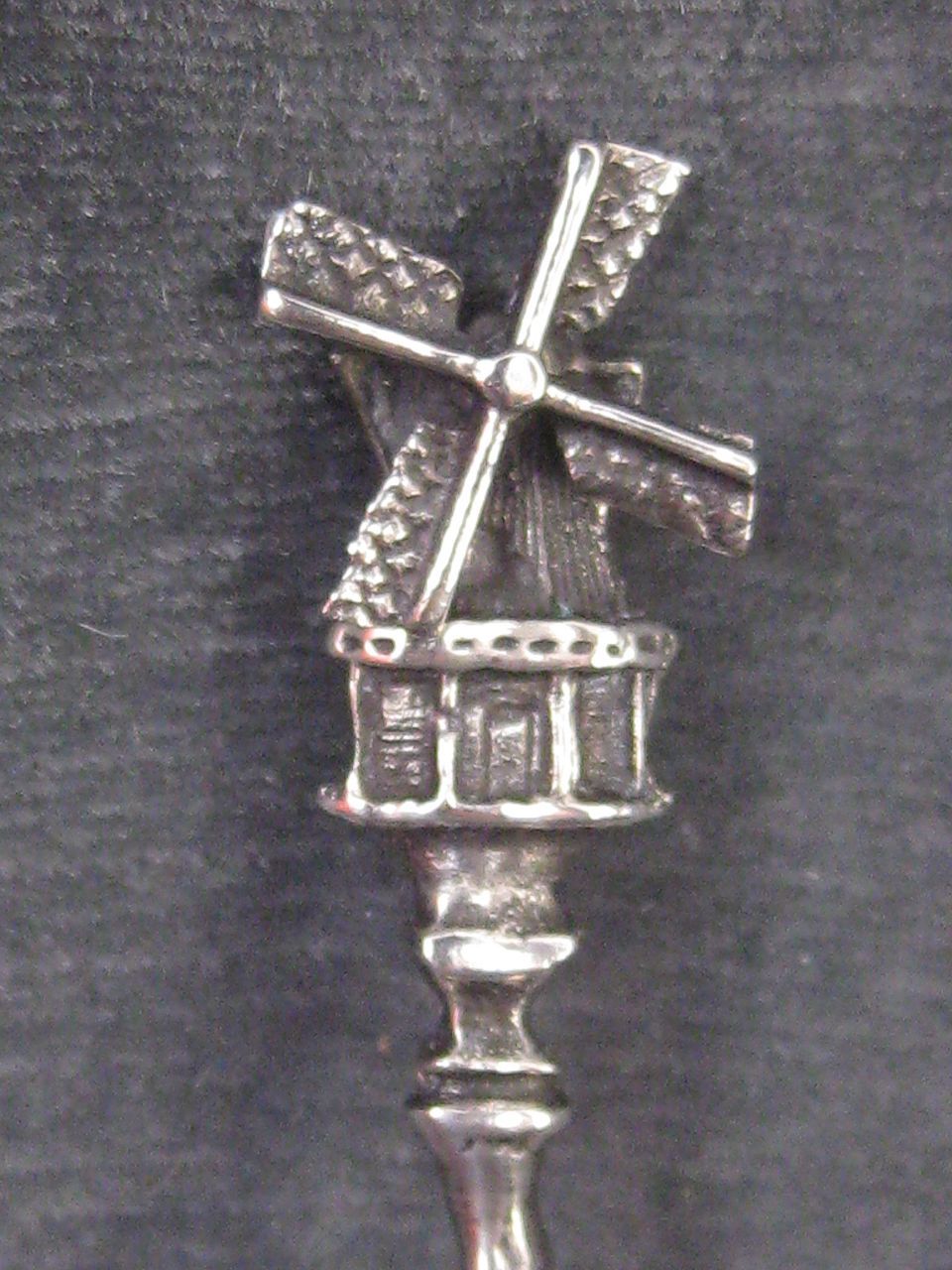Dutch Scenic Silver Spoon with Windmill Dutch Scenic Silver Spoon with Windmill