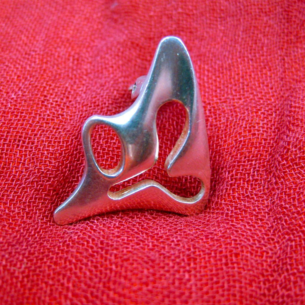 Abstract Georg Jensen Earrings designed by Henning Koppel #119 Abstract Georg Jensen Earrings designed by Henning Koppel #119