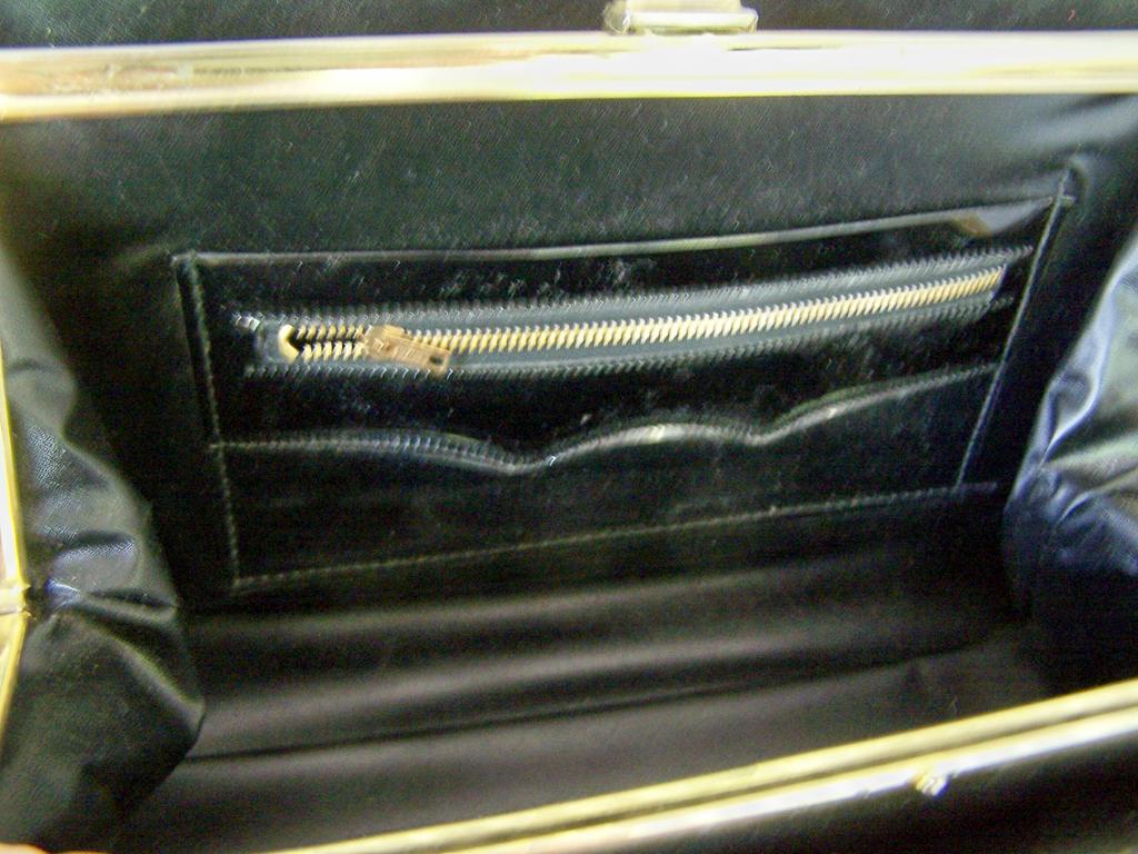 Large Black Patent Vintage Handbag 13" Large Black Patent Vintage Handbag 13"