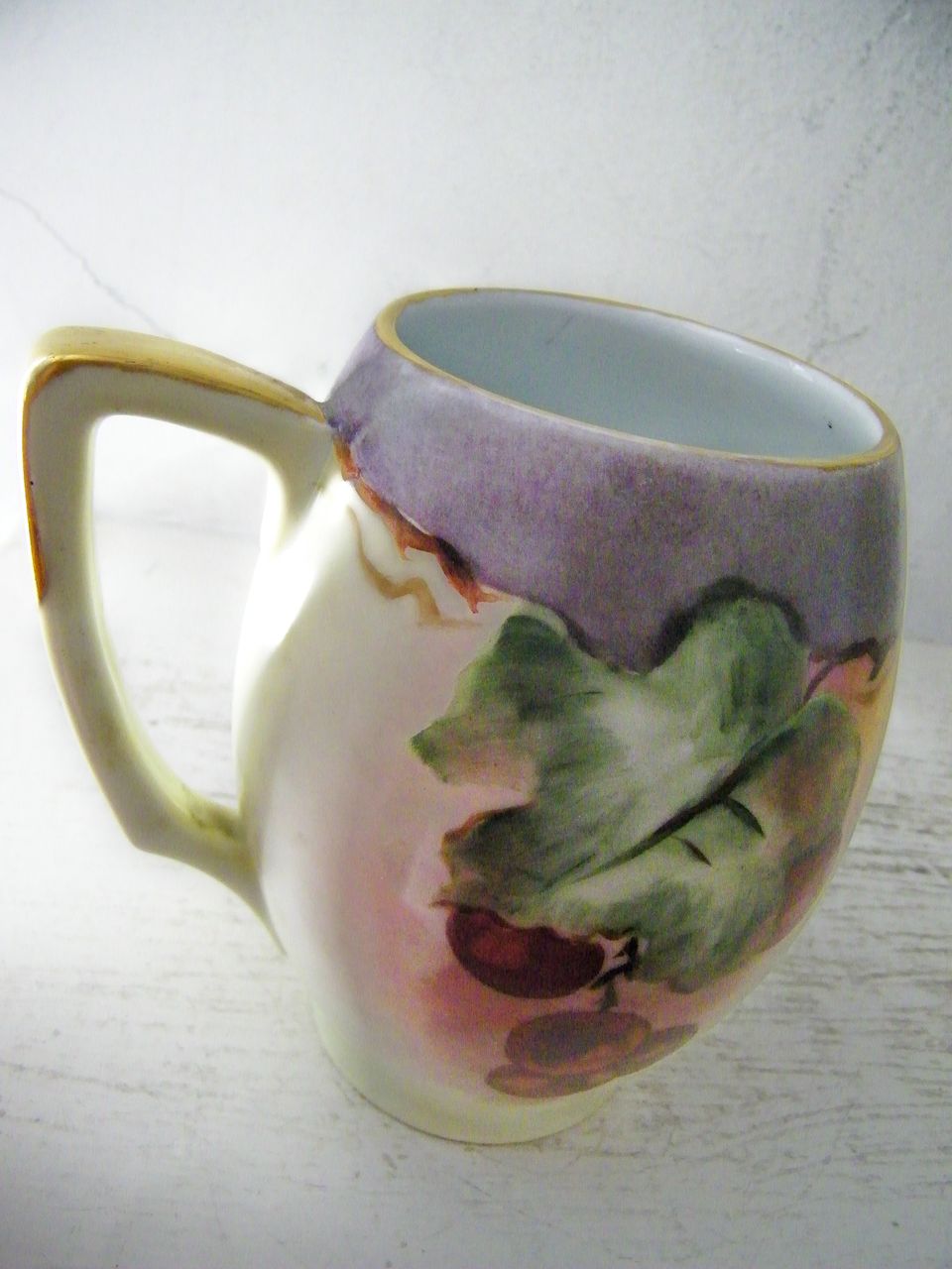 Handpainted Rosenthal Bavarian Stein / Grapes Excellent! Handpainted Rosenthal Bavarian Stein / Grapes Excellent!