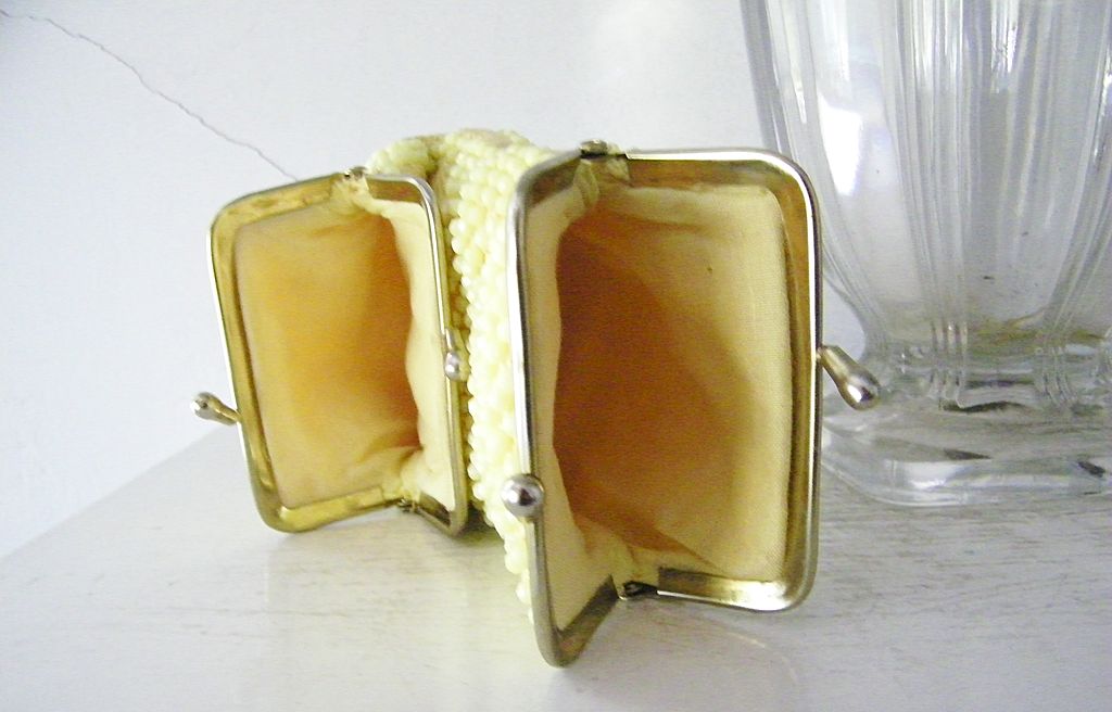 Yellow Beaded Cigarette Case Yellow Beaded Cigarette Case