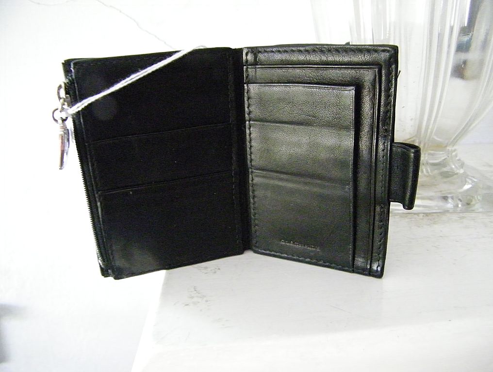 Garys USA Black Leather Men's Wallet Coach Leather Garys USA Black Leather Men's Wallet Coach Leather