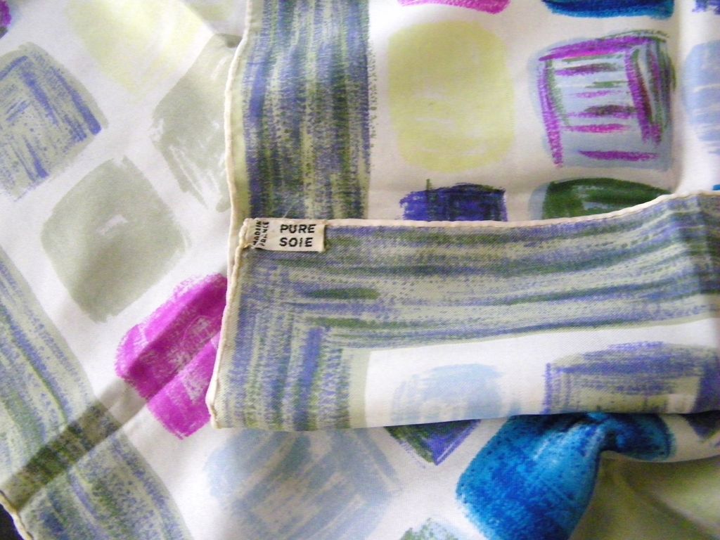 22" Square French Silk Scarf 22" Square French Silk Scarf