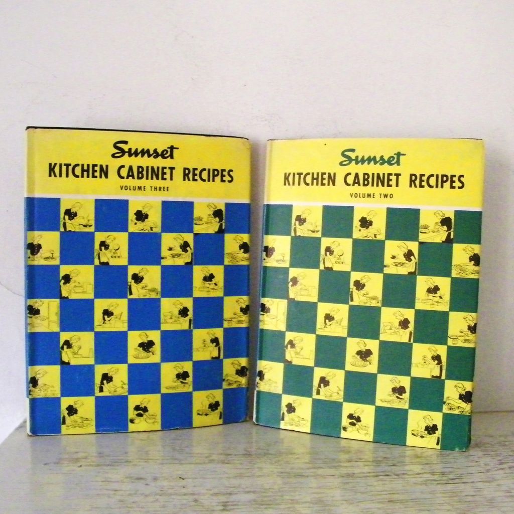 Sunset Kitchen Cabinet Recipes Volume 2 & Volume 3 Sunset Kitchen Cabinet Recipes Volume 2 & Volume 3