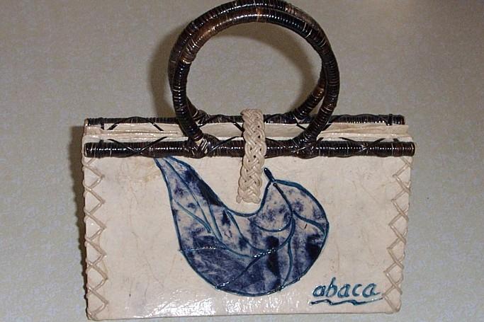 Organic Abaca Handbag Mint! Organic Abaca Handbag Mint!