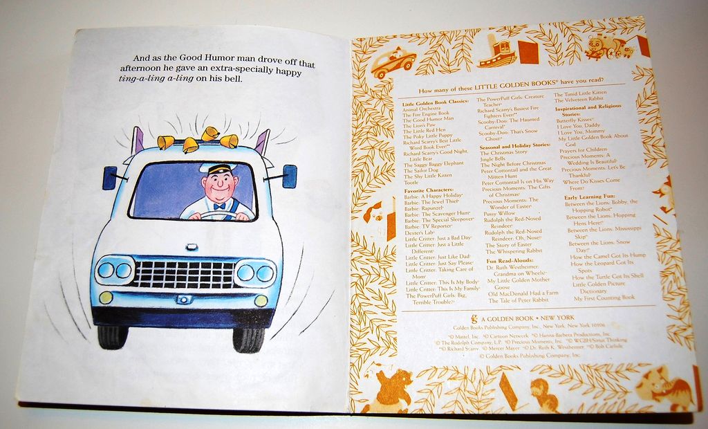 1992 The Good Humor Man ~ Little Golden Book 1992 The Good Humor Man ~ Little Golden Book