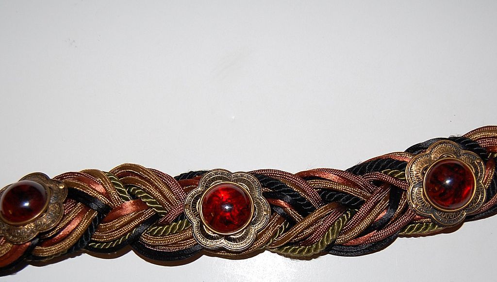 1980s Carolyn Tanner Designs Braided Belt 1980s Carolyn Tanner Designs Braided Belt