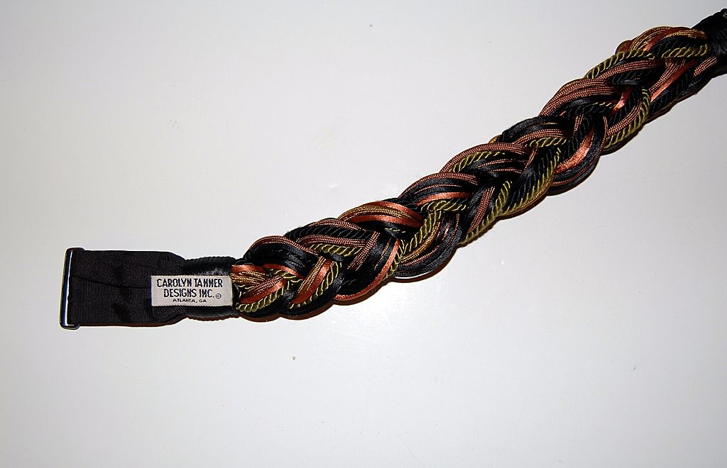 1980s Carolyn Tanner Designs Braided Belt 1980s Carolyn Tanner Designs Braided Belt