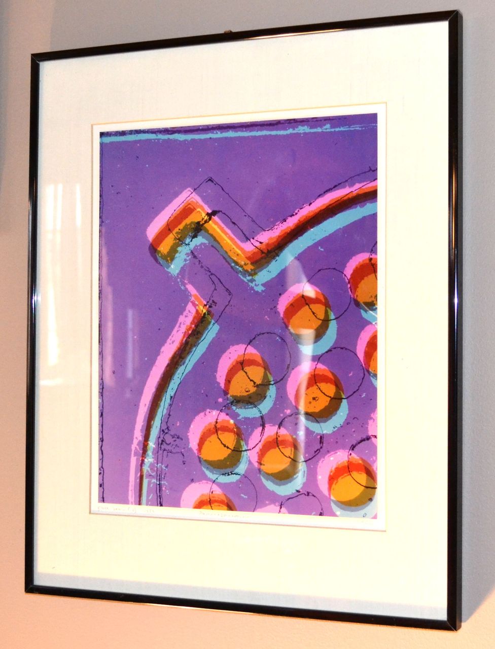 1981 Karen Goldstein ~ Framed 'Floor Drain' Abstract Photo Art 1981 Karen Goldstein ~ Framed 'Floor Drain' Abstract Photo Art
