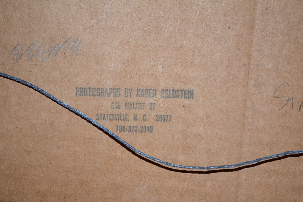 1981 Karen Goldstein ~ Framed 'Floor Drain' Abstract Photo Art 1981 Karen Goldstein ~ Framed 'Floor Drain' Abstract Photo Art