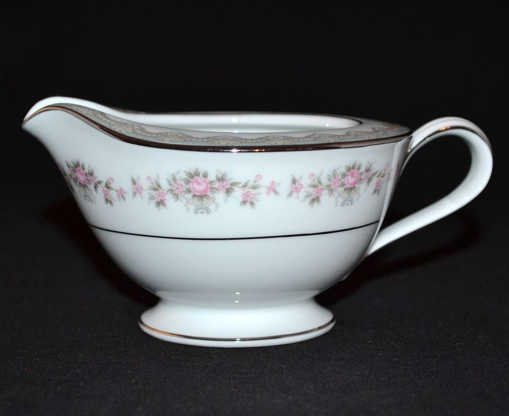 Noritake Glenwood Pink Rose Porcelain Creamer from kitschandcouture