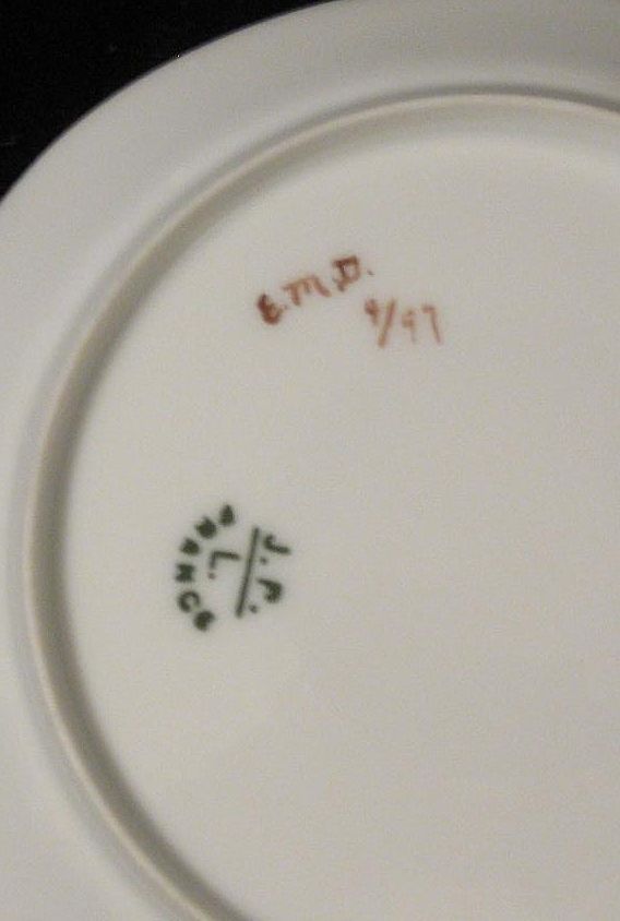 1897 Eggshell Porcelain Demitasse Set, Pouyet, Limoges, France 1897 Eggshell Porcelain Demitasse Set, Pouyet, Limoges, France