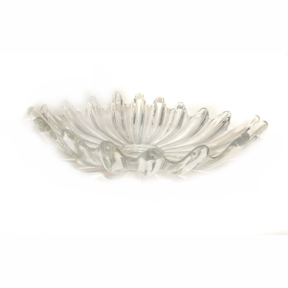 Chalet Glass Canada CLEAR Large Dish Bowl Vintage UNUSUAL Chalet Glass Canada CLEAR Large Dish Bowl Vintage UNUSUAL