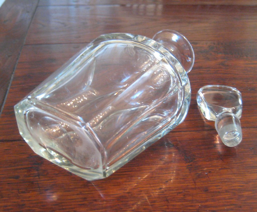 Vintage Heavy Cut Crystal Decanter, Circa 1920 Vintage Heavy Cut Crystal Decanter, Circa 1920