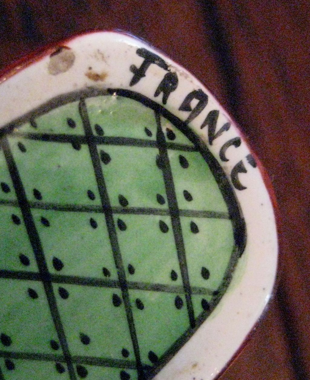 Early 19th Century French Faience Book Flask Early 19th Century French Faience Book Flask