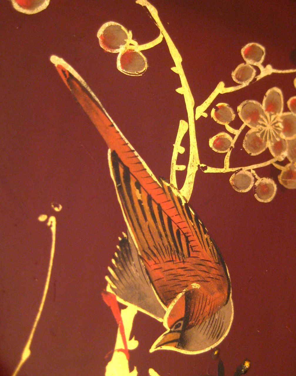 Early Vintage Asian Lacquered Chest, Circa 1920 Early Vintage Asian Lacquered Chest, Circa 1920