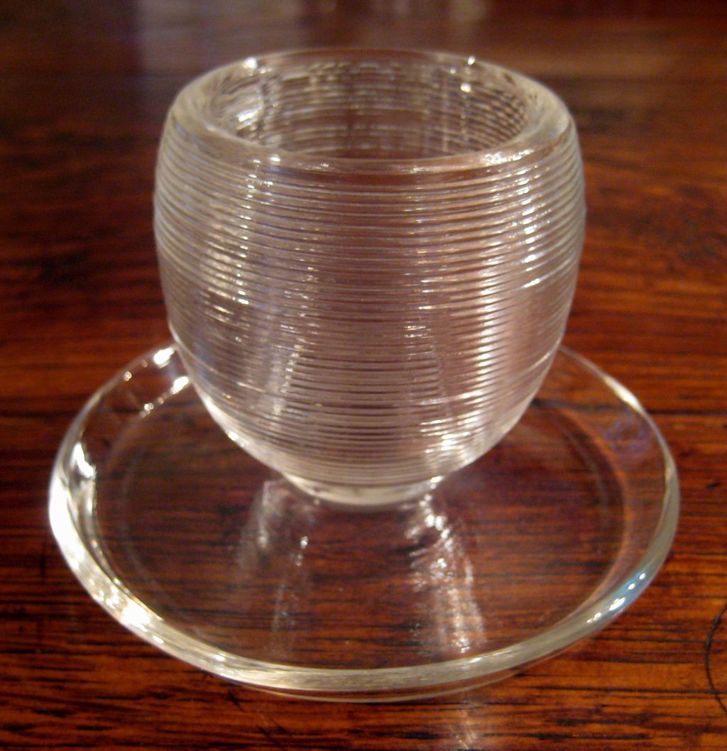 19th Century Blown Glass Match Striker, Circa 1880 19th Century Blown Glass Match Striker, Circa 1880