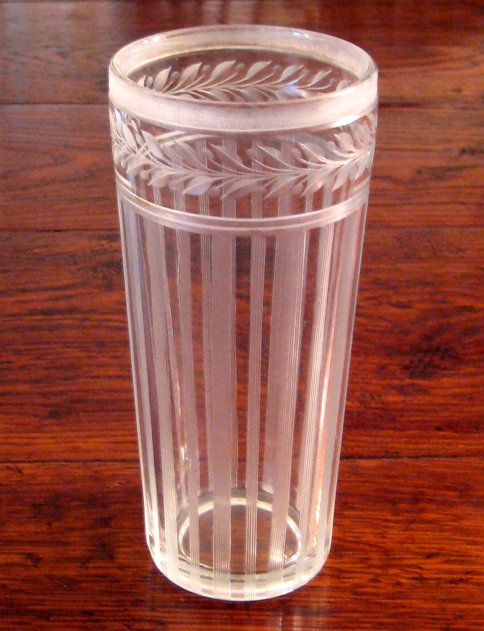 Vintage Cut Crystal Vase, Circa 1930 Vintage Cut Crystal Vase, Circa 1930