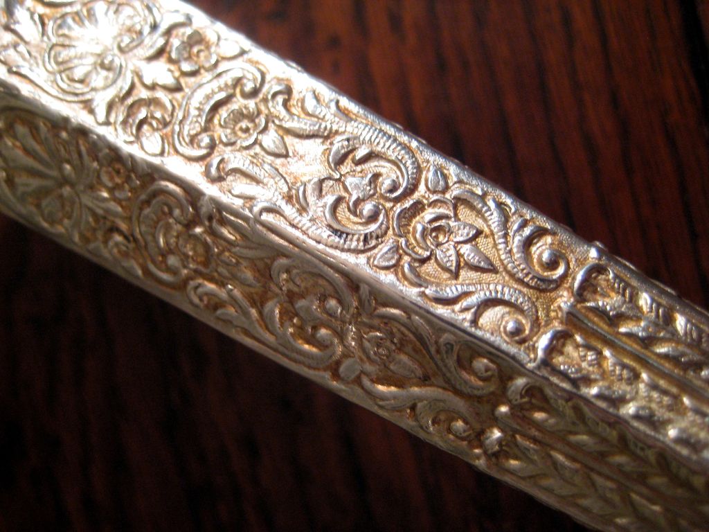 Pair Of 19th Century Silver Plate Candlesticks, Circa 1890 Pair Of 19th Century Silver Plate Candlesticks, Circa 1890