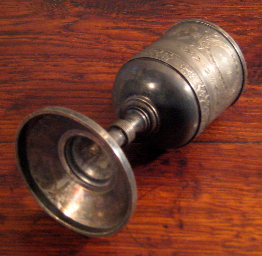 19th Century Victorian Silver Plate Goblet/Chalice, Circa 1860 19th Century Victorian Silver Plate Goblet/Chalice, Circa 1860