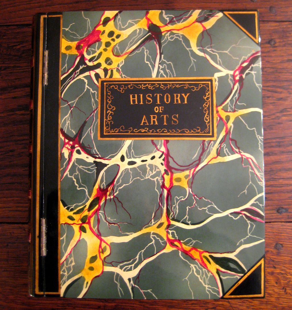 Vintage Lacquered Wood History Of Arts Book Box Vintage Lacquered Wood History Of Arts Book Box