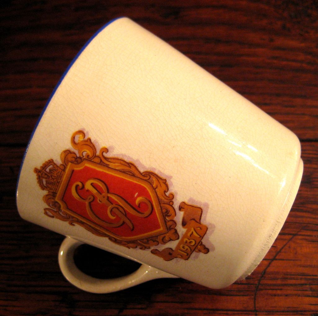 King Edward VIII Coronation Cup & Saucer, Circa 1937 King Edward VIII Coronation Cup & Saucer, Circa 1937