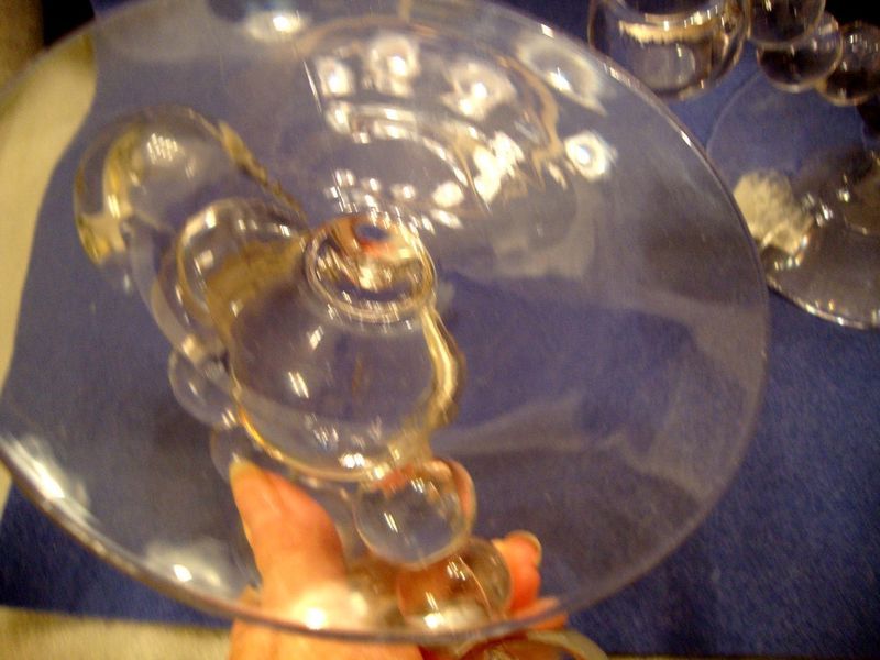 Pair Imperial Candlewick 400/143 3 light candlesticks crystal Pair Imperial Candlewick 400/143 3 light candlesticks crystal