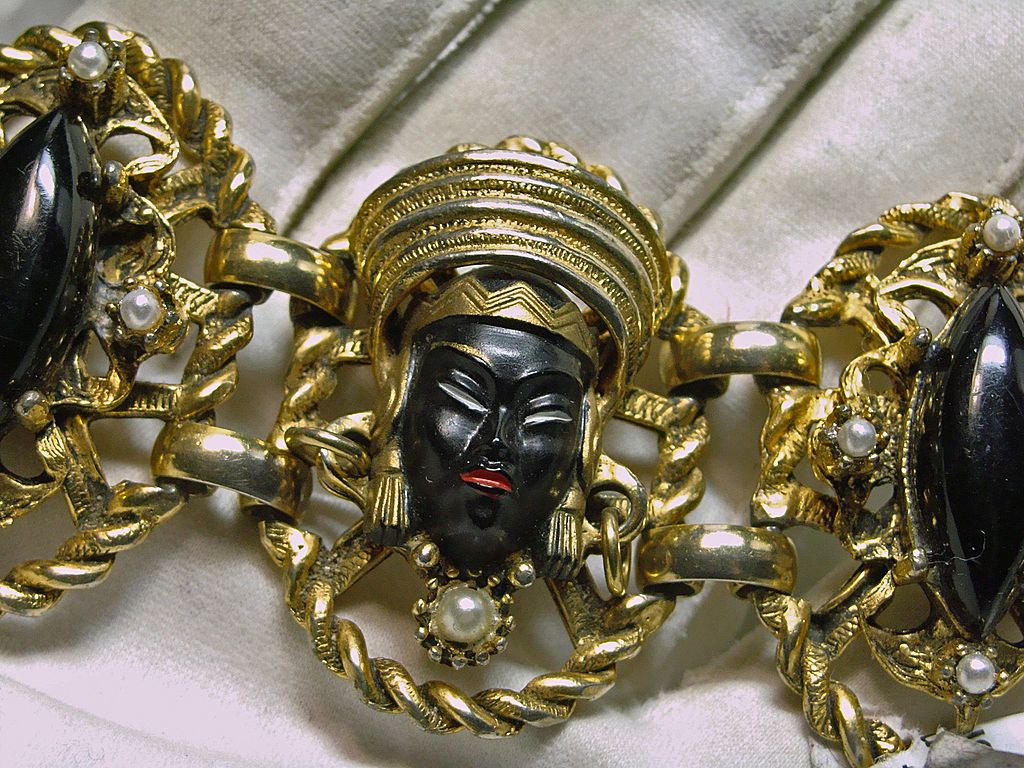 1950's Nubian Princess or Blackamoor Bracelet 1950's Nubian Princess or Blackamoor Bracelet