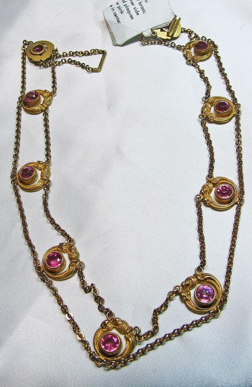 Vintage 'Dog Collar' Style Gold over Brass Necklace Vintage 'Dog Collar' Style Gold over Brass Necklace