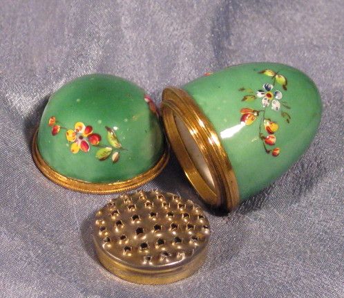 English Enamel Nutmeg Grater Pocket Size English Enamel Nutmeg Grater Pocket Size