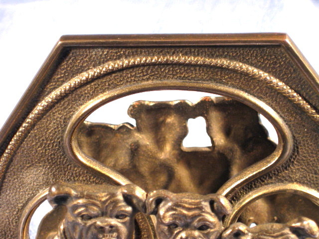 Cast Iron Judd Letter Rack/Holder Bulldogs Cast Iron Judd Letter Rack/Holder Bulldogs