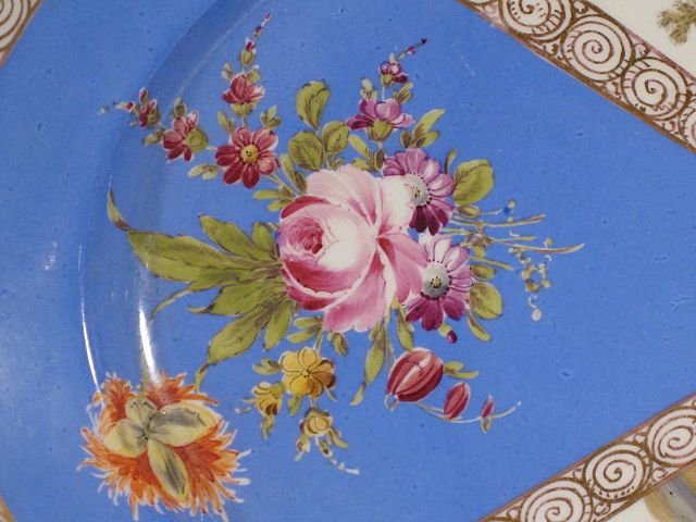 Large French Blue Meissen Platter 16.25" Large French Blue Meissen Platter 16.25"