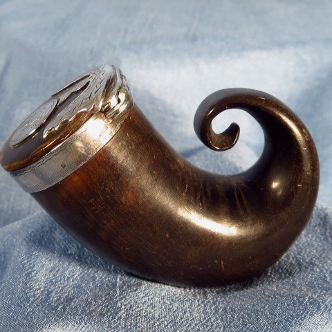 Antique Scottish Silver Snuff Mull Antique Scottish Silver Snuff Mull