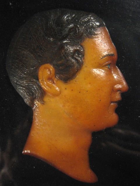 Wax Portrait Miniature Julius Caesar Wax Portrait Miniature Julius Caesar