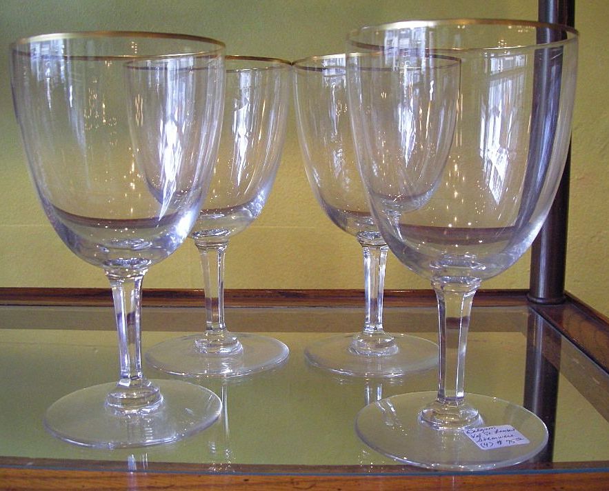 Val St. Lambert Stemware Crystal Glassware Val St. Lambert Stemware Crystal Glassware
