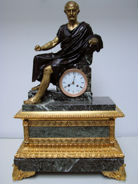 A Giant French Marble And Gilt,- Bronze Mantel Clock From Period C1855. A Giant French Marble And Gilt,- Bronze Mantel Clock From Period C1855.
