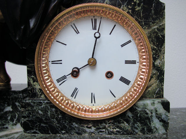 A Giant French Marble And Gilt,- Bronze Mantel Clock From Period C1855. A Giant French Marble And Gilt,- Bronze Mantel Clock From Period C1855.