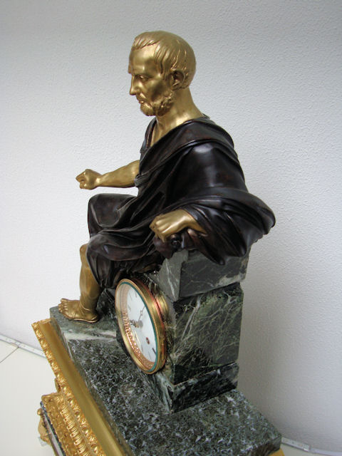 A Giant French Marble And Gilt,- Bronze Mantel Clock From Period C1855. A Giant French Marble And Gilt,- Bronze Mantel Clock From Period C1855.